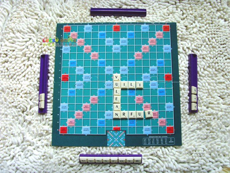 SCRABBLE Многоязычная игра в алфавит и правописание: Настольная игра для изучения английского, французского, испанского языков