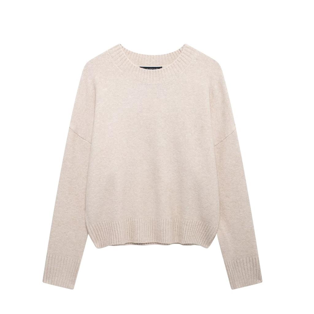 European and American style, new women's clothing, foreign style, fashionable and casual soft knitted sweater 2142/186