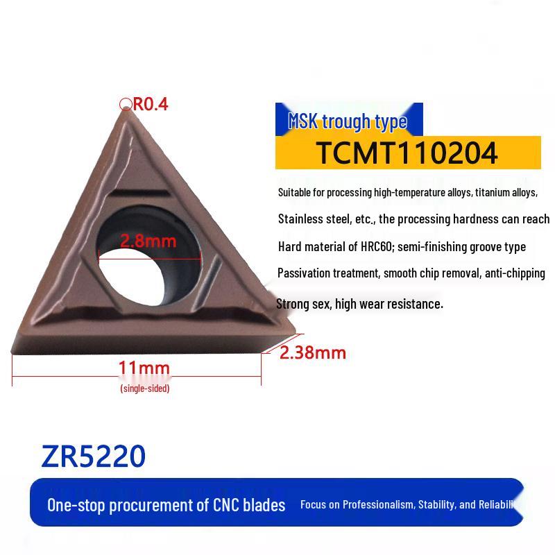 TCMT11 Triangle Carbide Lathe Tool for CNC Inner Hole Boring