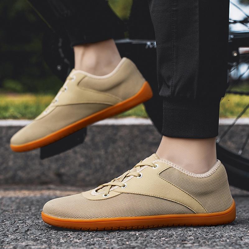 Минималистичные туфли для босых ног Легкие и дышащие унисекс подошва с нулевой подошвой Повседневные кроссовки для бега с широким носком Мужские кроссовки для ходьбы