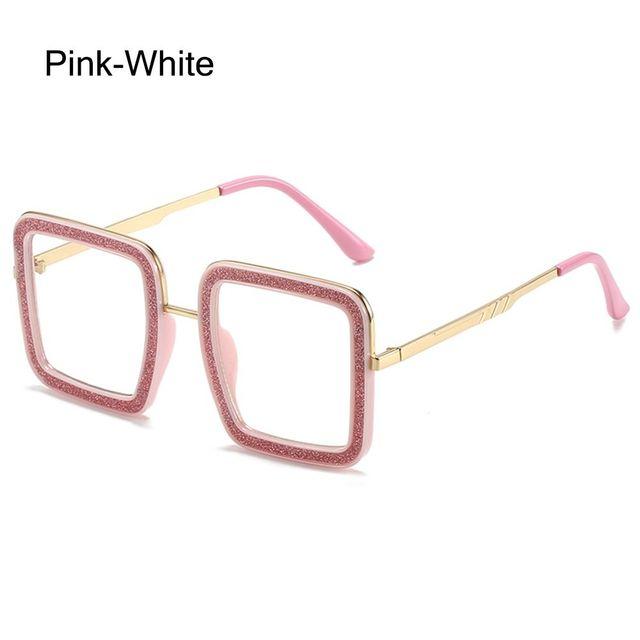 Большие квадратные солнцезащитные очки, женские модные блестящие солнцезащитные очки с бриллиантами, крутые хрустальные оттенки, хипстерские очки Uv400