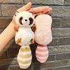 Plush Raccoon Plush Key Chains Love Couple Small Hanging Ornament Wedding Doll Ragdoll Accessories Pendant Fashion Jewelry