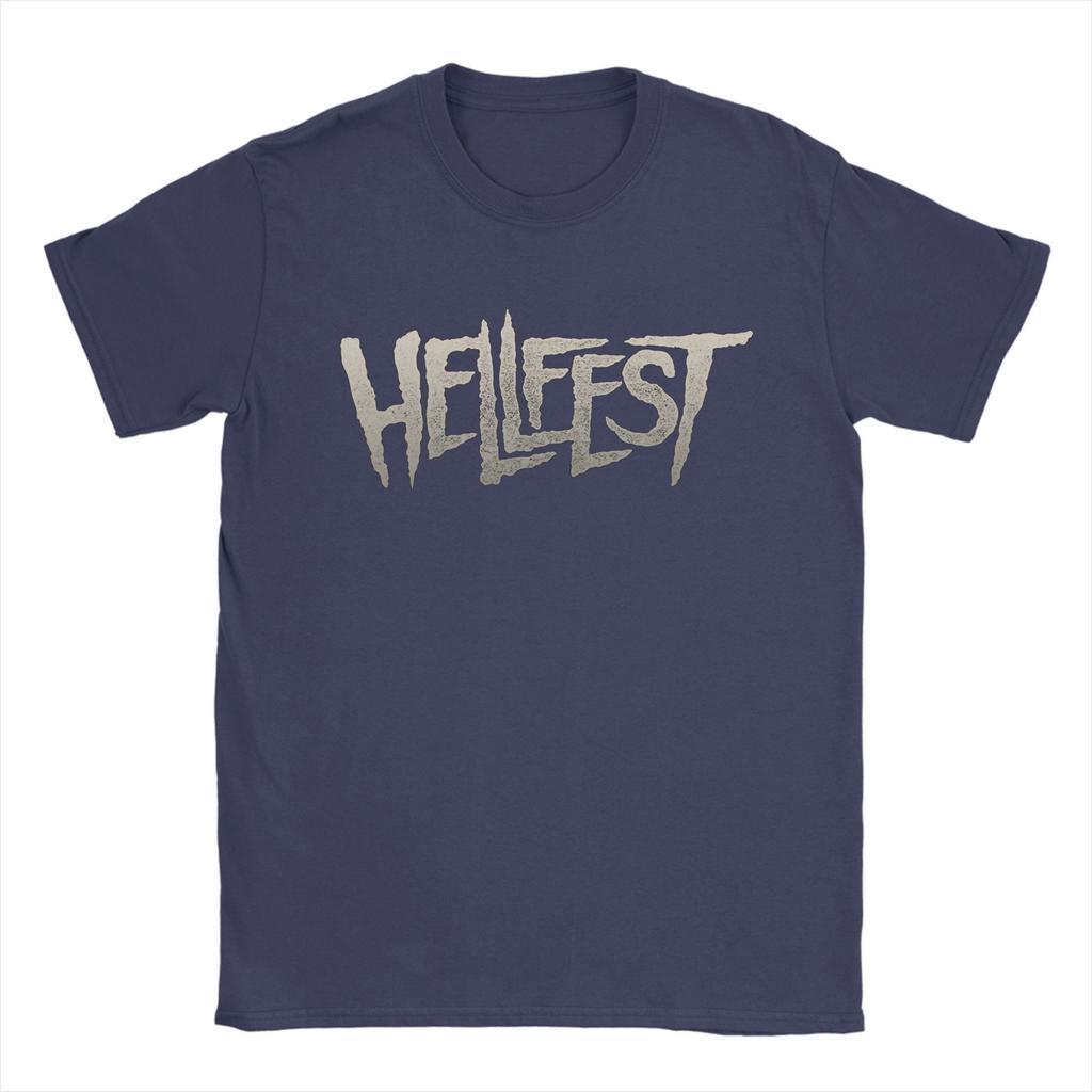Футболки HellFest Best Calm Enjoy для мужчин, посвященные хэви-металу и музыкальным фестивалям, повседневные, из хлопка, с круглым вырезом и коротким рукавом. Одежда.