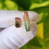 Natural Raw Watermelon Tourmaline Gemstone 925 Sterling Silver Ring 8 US, A 72