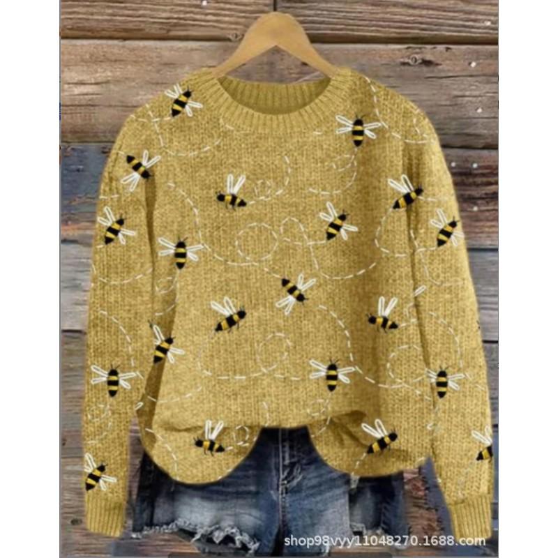 Womens Christmas Pullover Hoodie With Deer Print Red Loose Fit Oversized Sweatshirt Winter Casual Wear