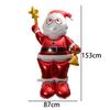 Large Standing Balloons Christmas Theme Santa Claus Xmas Tree Snowman Gingerbread Man Aluminum Film Balloon New Year Party Decor