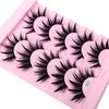 Band Extension Thick Long 3D Faux Mink Eyelashes Wispy Fluffy Thai Wet Eyelashes False Eyelashes