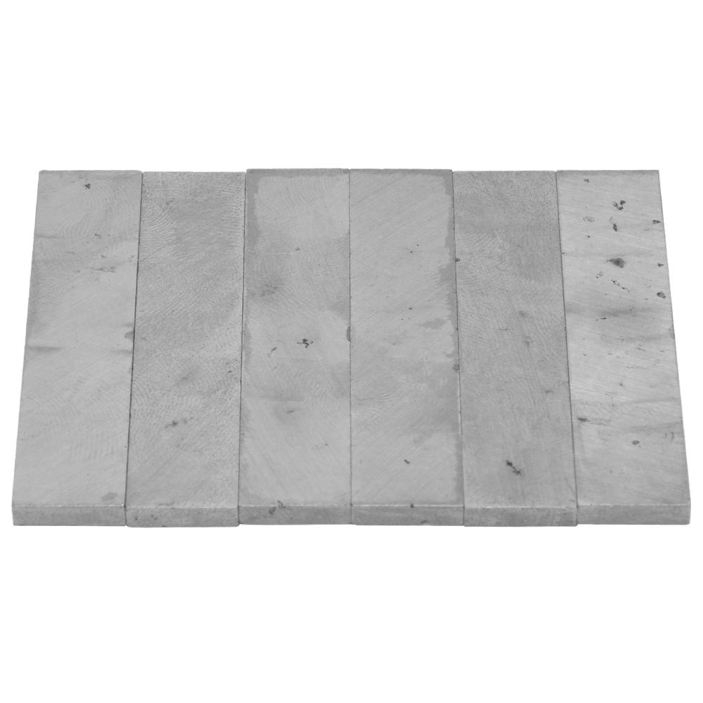 6Pcs Pickup Bar Magnet Silver Alnico 5 Replaceable Kits Musical Instrument Accessories