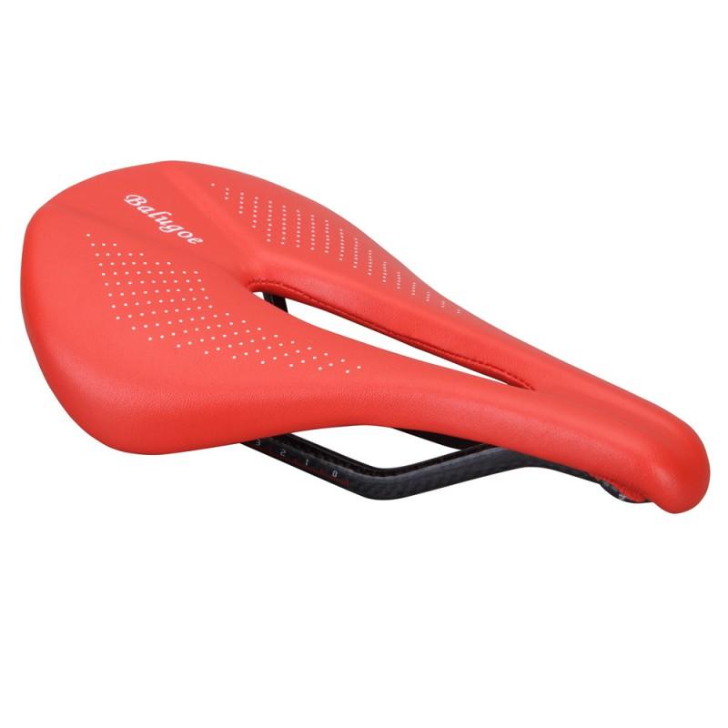 BALUGOE Carbon Fiber Road Bike Saddle Professional Team Edition Ultra Lightweight Bicycle Seat Men Women