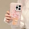 Милый Трехмерный Чехол для iPhone 15 Apple 16 Promax Подходит для 14 Розовое Мороженое 13 Противоударный 11 Мягкий