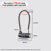 Combination Padlock,4 Digit Combination Lock,Waterproof Cable Lock,Gate Locks for Outdoor Fence,Gym Locker,Hasp Cabinet,Gate 4