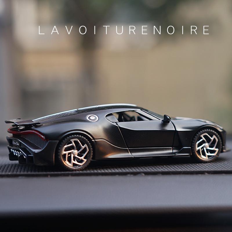 1/32 Bugatti La Voiture Noire Black Dragon Supercar игрушечные литые машины и игрушечные транспортные средства модель автомобиля игрушки для детей