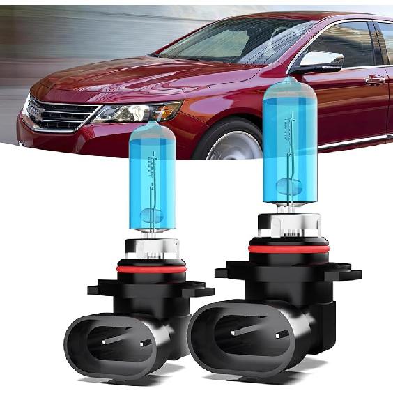 Halogen Headlights Fit For Chevrolet Chevy Impala 2006-2013 Headlight Bulbs,H11/H8/H9 High Beam+ H11/H8/H9 Low Beam+ H11 Fog Light Combo,Plug And