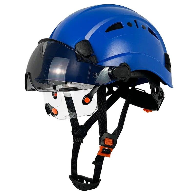 Safety Helmet Hard Hat With Visor FREE Goggles Construction Site Hard Hat Worker Protection
