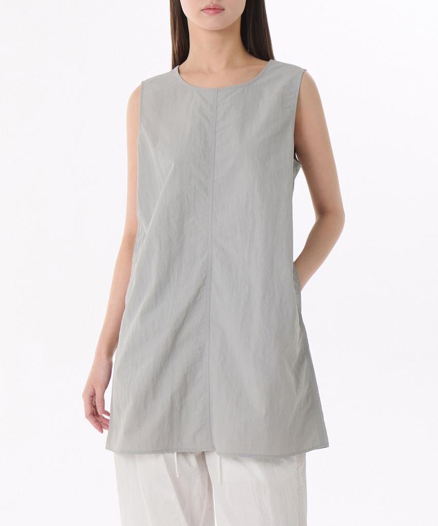 Musinsa Standard Woman Women'S Nylon Mini Dress [Light Grey]
