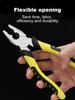 6 Inches Wire Pliers Sharp Large Opening Stripping Pliers Industrial Grade Labor-saving Household Electrician Pliers