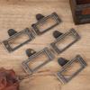 6PCS Bronze Label Pulls Frame Handle File Name Card Holder Medicine Cabinet Pulls