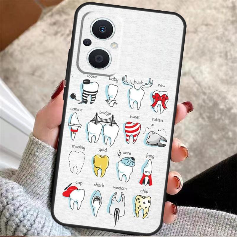 Стоматолог Зубной Медсестра Чехол Для OPPO Reno 3 4 5 6 7 8 Lite 2Z 4Z 5Z 8T OPPO Find X6 X5 Pro X2 Neo X3 Lite Чехол
