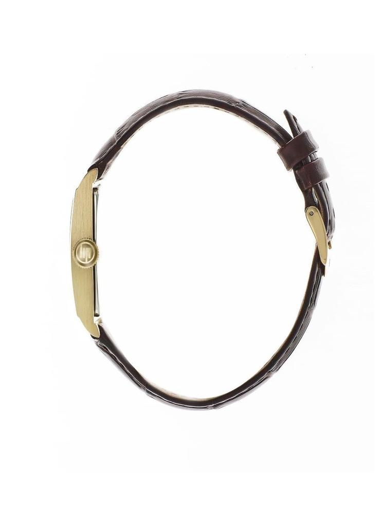 Авторизованный дистрибьютор Lip watch lip671006 Churchill T18 gold crocodile brown leather [LIP] мужские