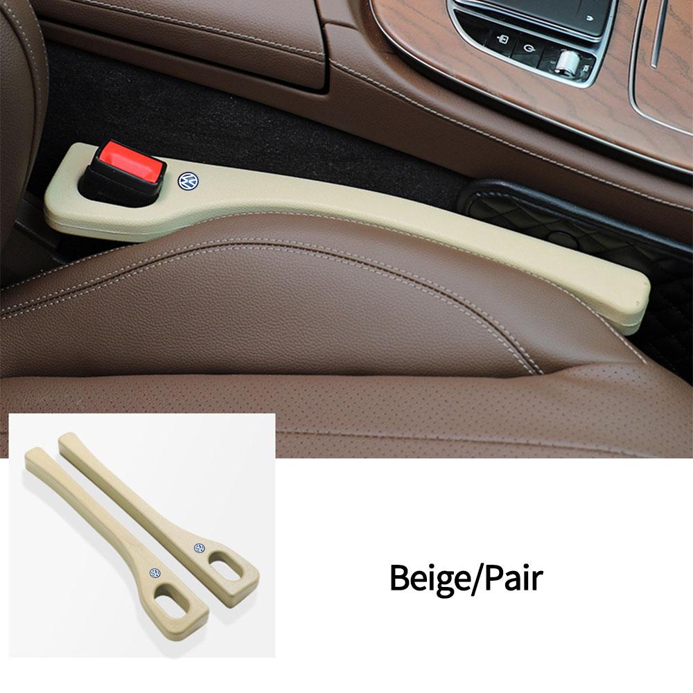 2pcs Car Logo Seat Gap Filler Leak-proof Filling Strip Valve Cap For VW Rline Jetta Golf 6 Beetle GTD GTI MK4 motion Blue Motion zp3