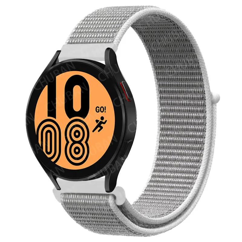 Nylon Loop For Samsung Galaxy Watch 6 5 Pro/4/classic/gear S3 Frontier/active Sport Bracelet Huawei Watch Gt2 3 22mm 20mm Strap
