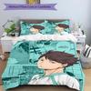 3pcs Oikawa Tooru2 Design Cover Set - HD Printed Bedding with 1 Cover and 2 Pillowcases - Perfect for Home and Dorm Decor