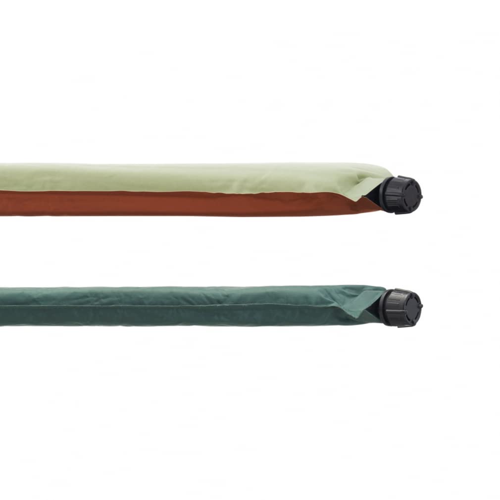 LOGOS (High Density Elasticity) 40 Compact Self-Inflating Mat SOLO 72884100 Green Camping Mat Outdoor 40mm Thick