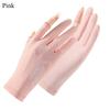 Thin Sunscreen Gloves Ice Silk Anti-UV Mittens Fashion Sun Protection Gloves  Summer Spring