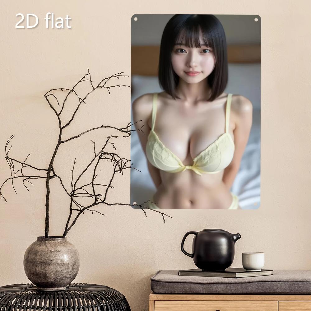 Ретро Металлическая Жестяная Вывеска 2D Настенное Искусство Винтажная 20x30см Декоративная Табличка Дом Сад Бассейн Внутри Снаружи