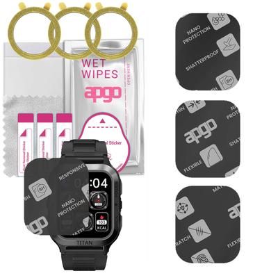 3 гибридных защитных стекла apgo MATTE Hybrid, совместимых с Maxcom FW67 TITAN Pro, гибкое наностекло, отличная замена закаленного стекла, устойчивое к царапинам