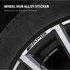 Car For Mercedes-Benz AMG 4Pcs Car Wheel Badge Sticker Emblem Decoration for Mercedes benz W124 W205 W211 W203 W204 W168 CLA CLK GT1