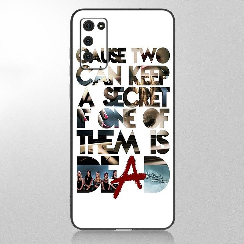 Чехол для телефона «Милые обманщицы» для Samsung Galaxy A12 A02S A22 A32 A52 A72 A71 A51 A41 A31 A21 A11 A50 A70 A10S A20S, черный чехол