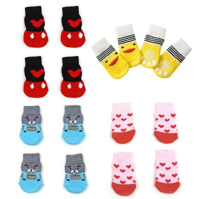 16 Non-slip Socks for Small Dogs 4 Styles of Non-slip Dog Socks with Grips Non-slip Protection