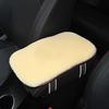 35cm x 17cm Leather Arm Rest Center Console Lid Cover 1 x Car Armrest Box Pad