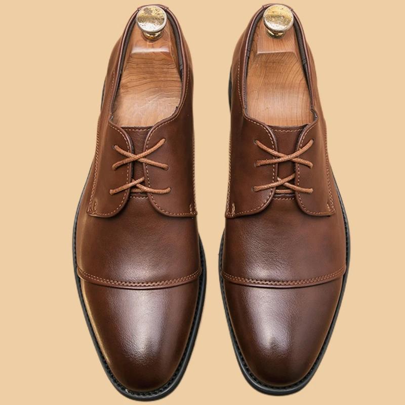 Оксфорды мужские туфли с красной подошвой модные деловые повседневные вечерние банкетные повседневные ретро резные туфли-броги на шнуровке