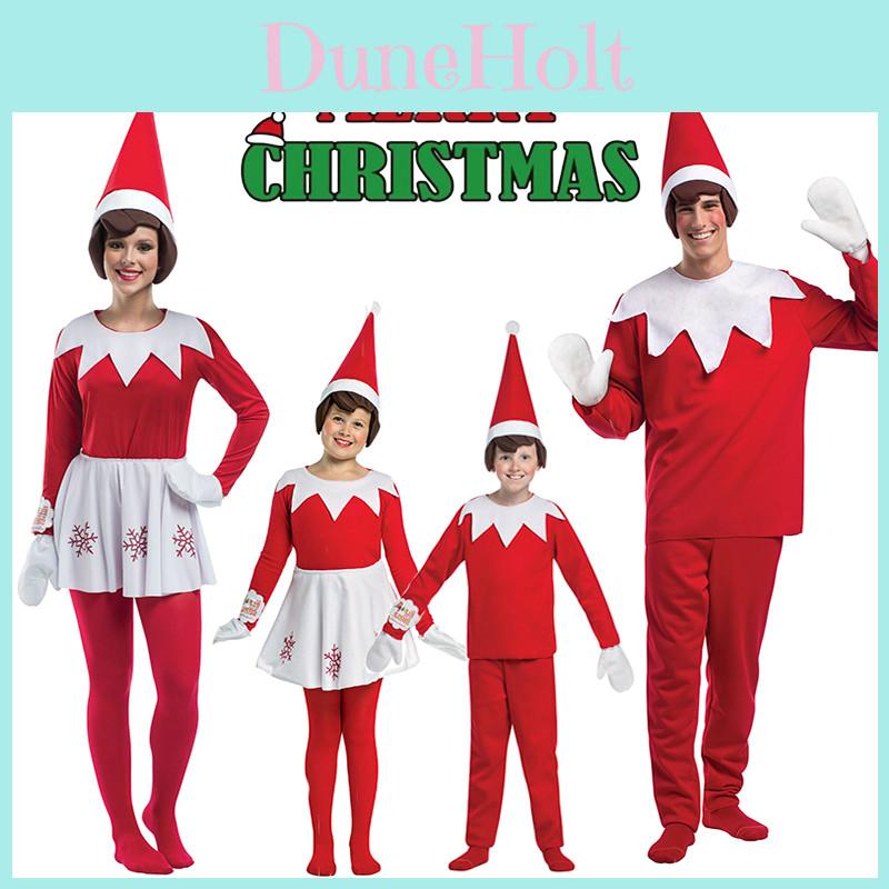 Soft And Breathable Cotton Elf On The Shelf Costume For Halloween