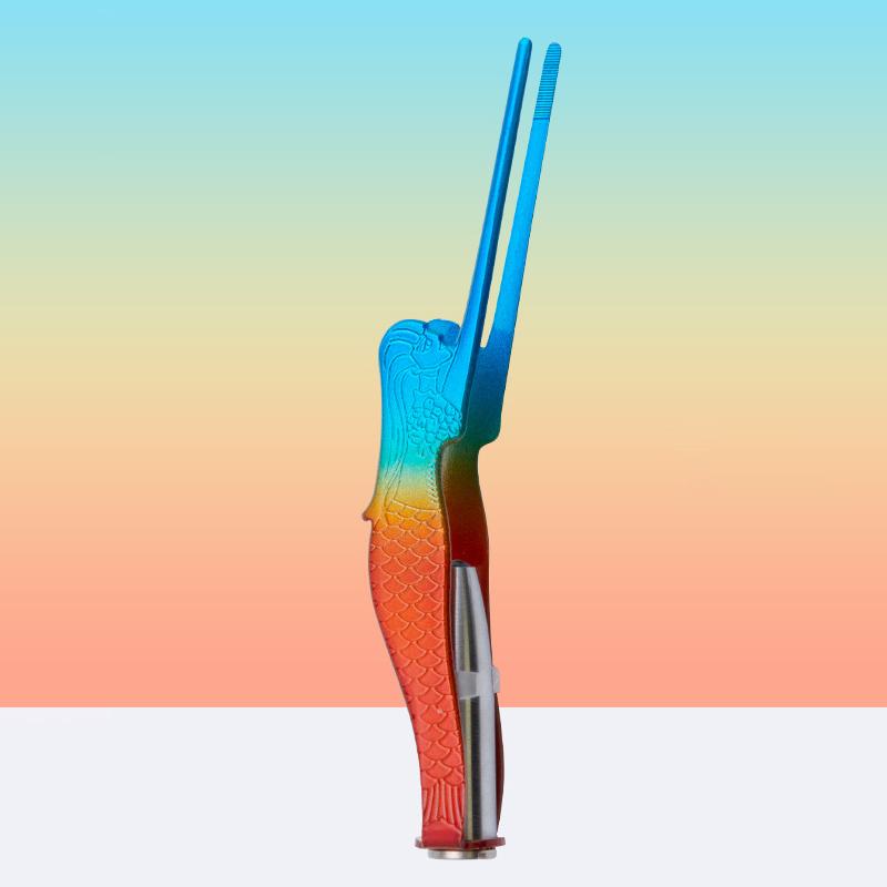 Пинцет для чистки детских ушей Мягкие щипцы для чистки ушей Светодиодная вспышка Кюретка для чистки ушной серы Инструменты для чистки ушей Удаляющая щипцы для собак