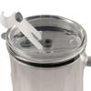 Transparent Glass Tumbler with Lid and Straw Drinking Glass Mug Glass Water Cup  Summer