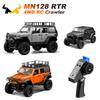 MN128 RC Вездеход 1/12 Полный Масштаб 4x4 2.4G Скалолазный Багги Автомобиль со Светодиодной Подсветкой 4WD Внедорожник Машинки на Радиоуправлении Игрушки для Детей