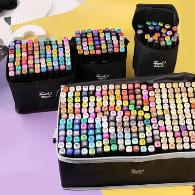 24/30/40/60/80/120 цветов Touchfive Copic маркеры набор эскизов для дизайна манги кисть с двойной головкой ручка для школьных товаров для рукоделия