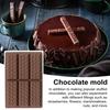 Набор силиконовых форм для шоколада с пакетами по 100 шт., глубокая форма для шоколада для фаршированных батончиков, многоразовая форма для выпечки тортов, не содержащая бисфенола-А