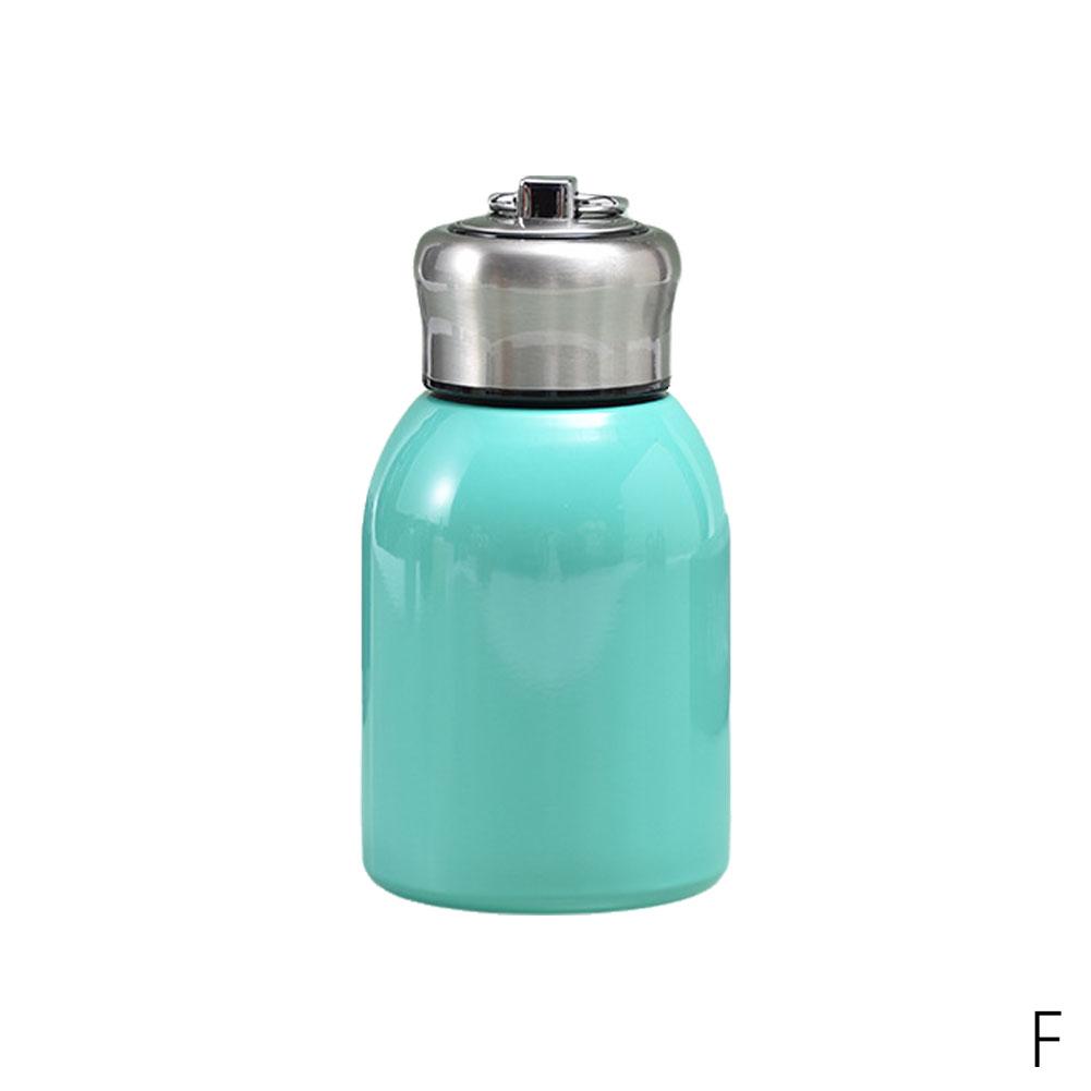 Портативная кружка-термос с большим животом 300 мл, компактная кружка, герметичная, однотонная, дорожный термос, кружка-термос, бутылка для воды