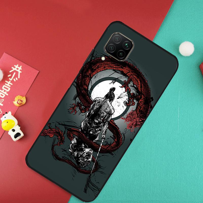 Япония Самурай Ниндзя Для Huawei Nova 9 10 SE 11 Pro 7i 8i 11i 12i Y73 Y72 Y61 Y91 Y90 Y70 Y60 P30 P40 Lite Чехол