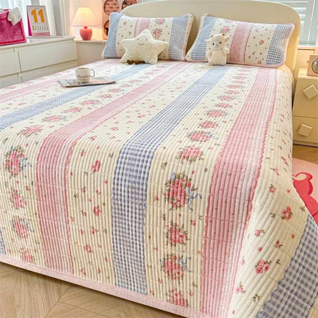 Утолщенный молочный бархатный наматрасник для осени и зимы, теплое хлопковое одеяло с бархатным матрасом, татами постельные принадлежности