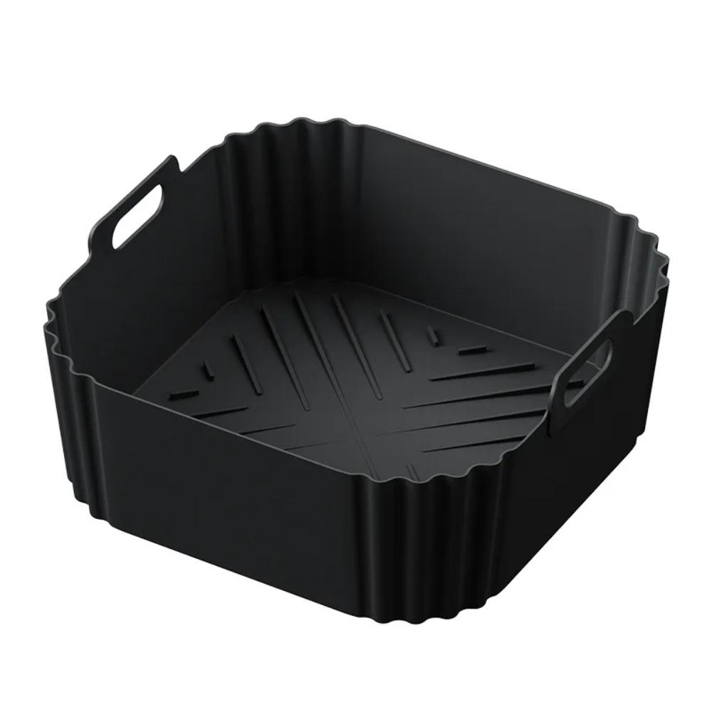 Silicone Air Fryer Liners 22.5cm Non-Stick Basket Reusable for Ninja AF181 AF180 AF141 AF140 Compatible with 5-8QT Air Fryers