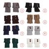 Women Winter Leg Warmers Knit Boot Socks Toppers Cuffs Button Crochet