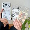 Милый Мультяшный Медведь Защитная Пленка на Заднюю Панель и Камеру iPhone 16/17 Pro/Pro Max