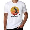 Bueckers Retro Sunset Silhouette Tshirt Novelty Print Casual Tee Shirt