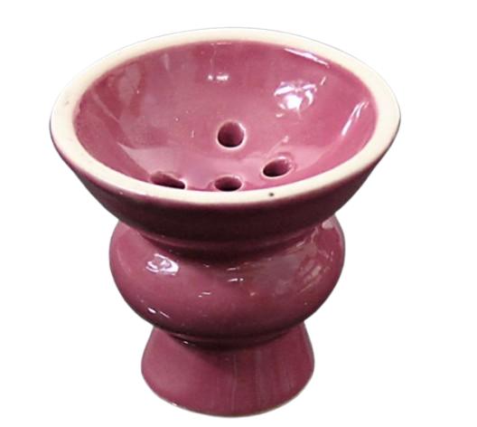 Hookah Bowl for Shisha Large Ceramic Light Red