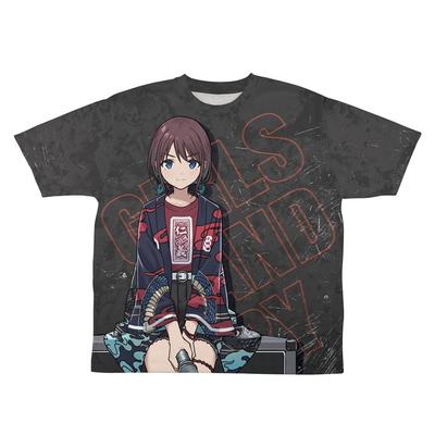 2D Cospa Girls Band Cry Новые иллюстрации Нины Исери Полная графическая фотография Размер M [Официальная] Двусторонняя футболка Ver.